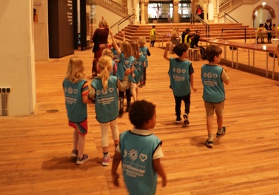 Kinderen in het museum